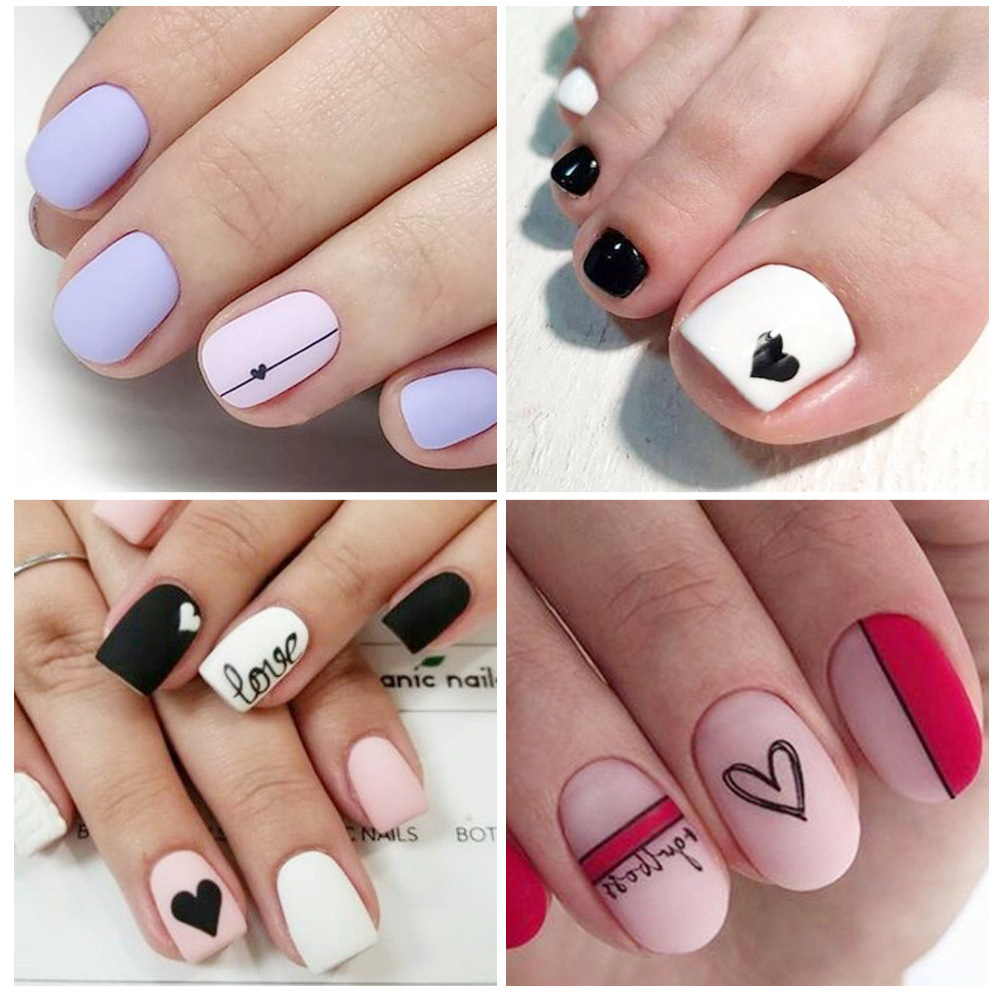 Stiker Seni Kuku Dekorasi Stik - Nail Art Valentines Day ulasan dan harga