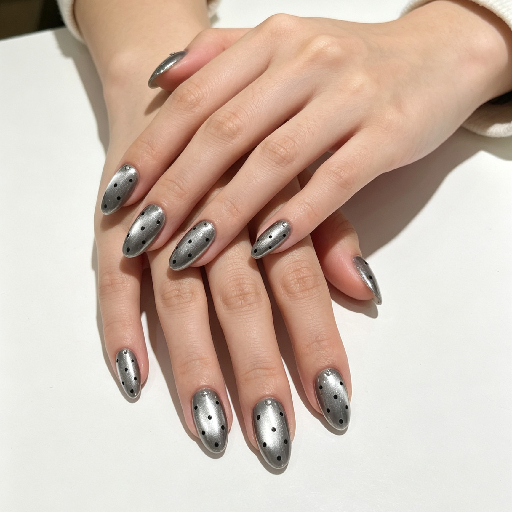 10 buah kuku palsu motif mata  - Nail Art Press On ulasan dan harga