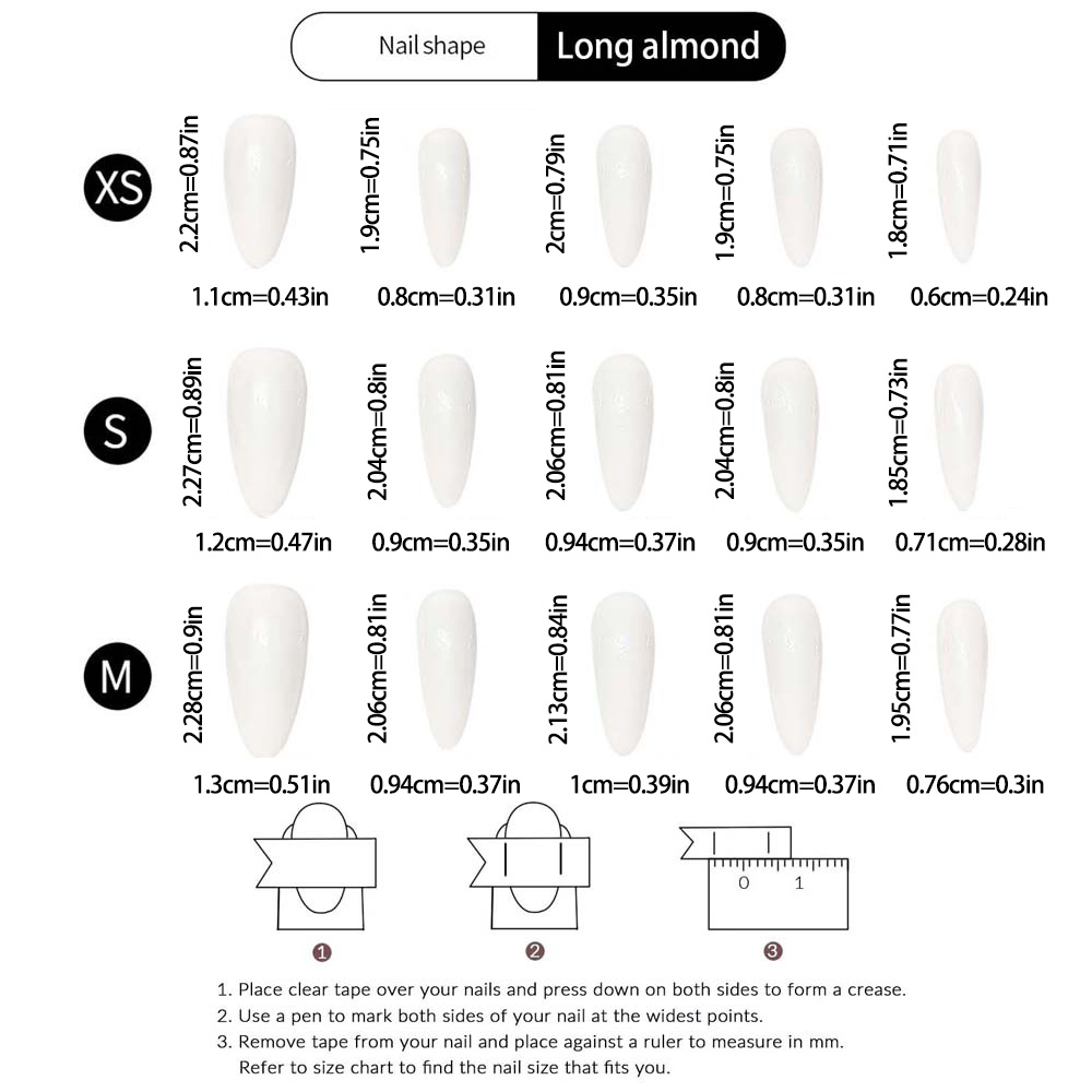 10 buah kuku palsu motif mata  - Nail Art Press On ulasan dan harga
