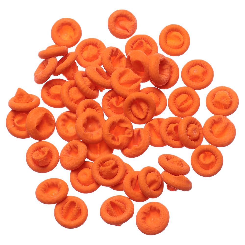 100 buah Sarung Tangan Karet P - Nail Art Orange ulasan dan harga