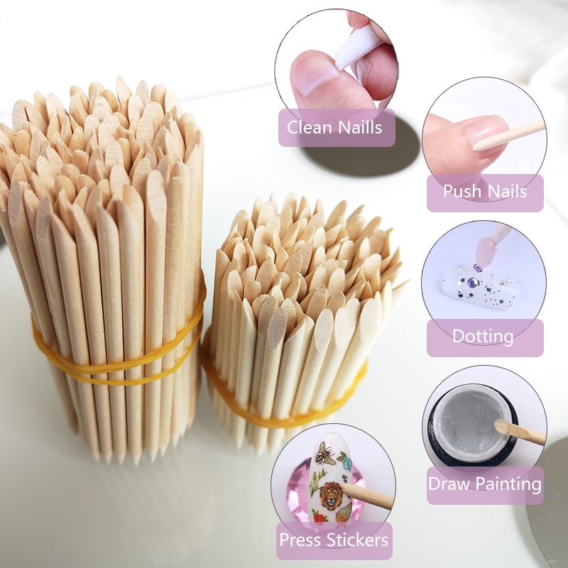 Penggeser Kutikula Kuku Stik K - Nail Art Orange ulasan dan harga